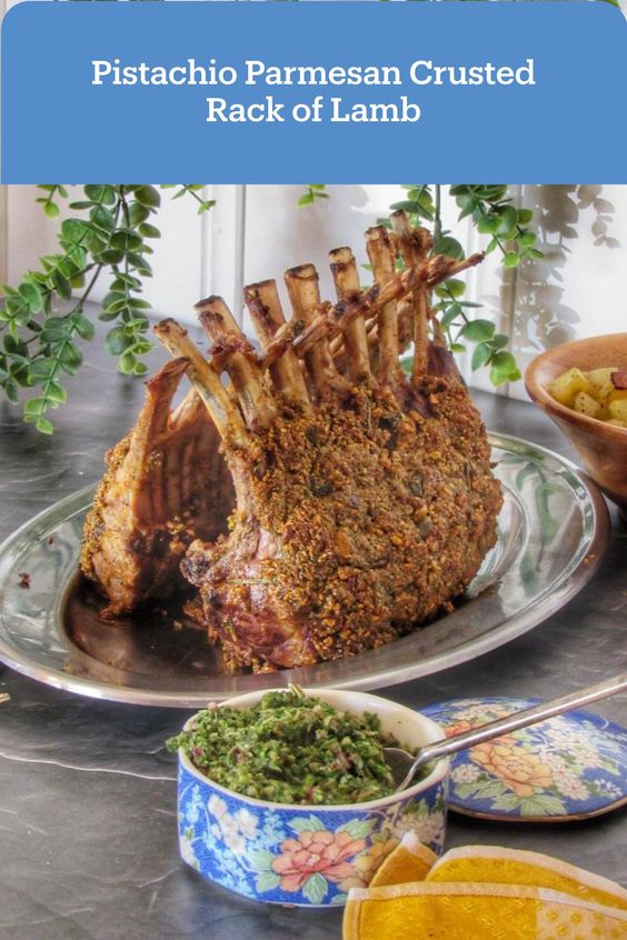 Pistachio crusted rack of lamb 
