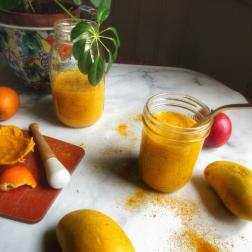 marigold mango smoothie