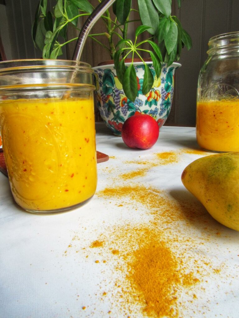 marigold mango smoothie