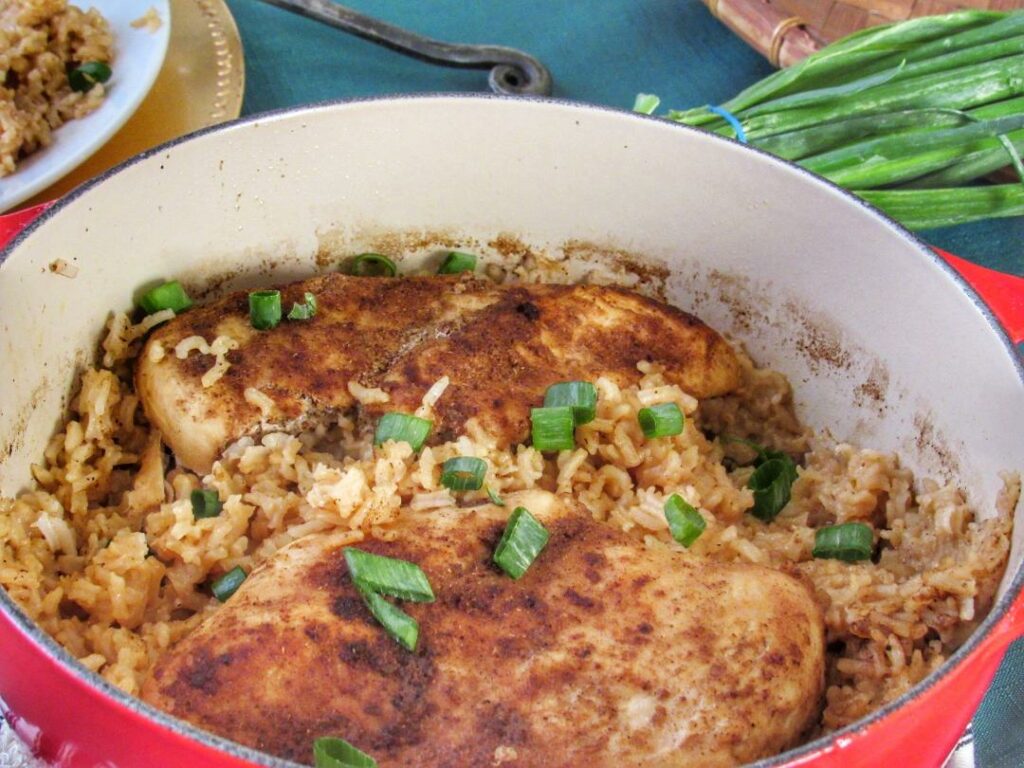 One pot chicken and rice
