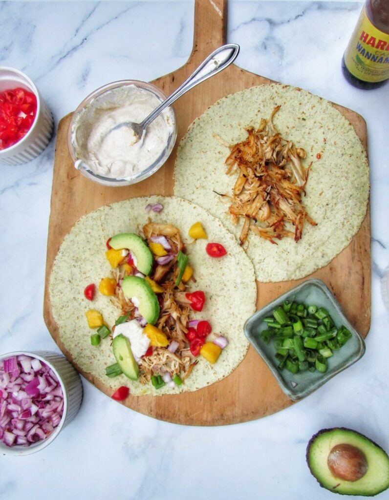 Chicken and fruit couscous salad