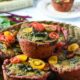 Beet pizza