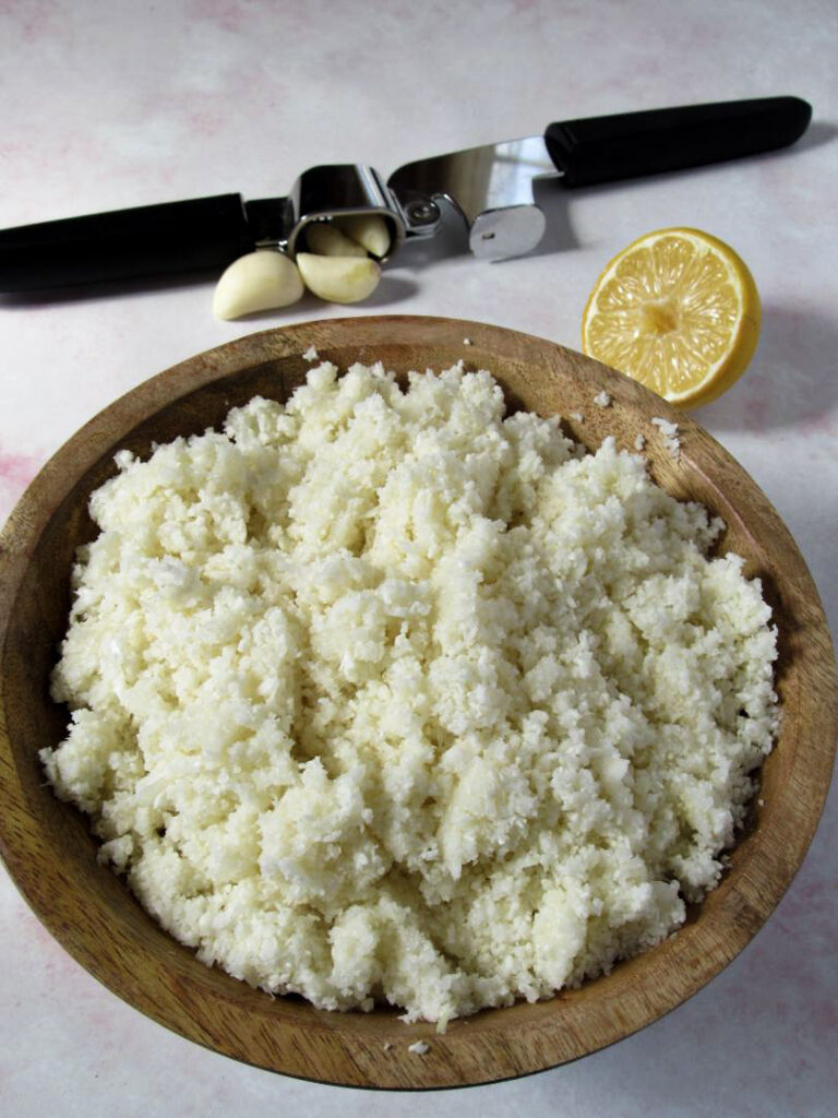 cauliflower rice dinner