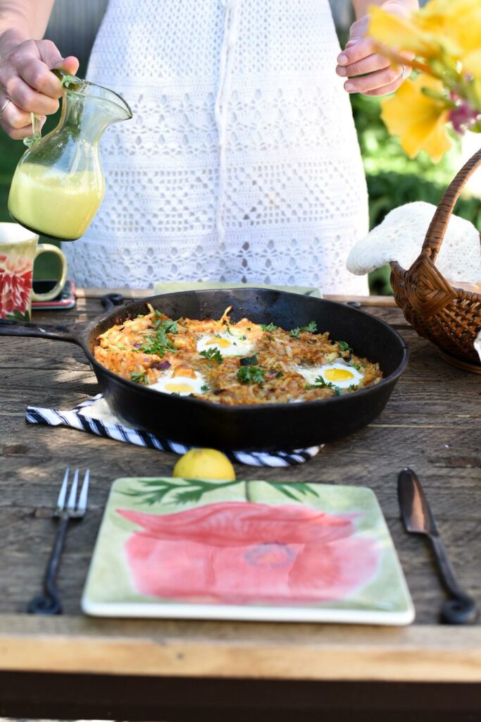 Cast iron skillet corned beef hash
