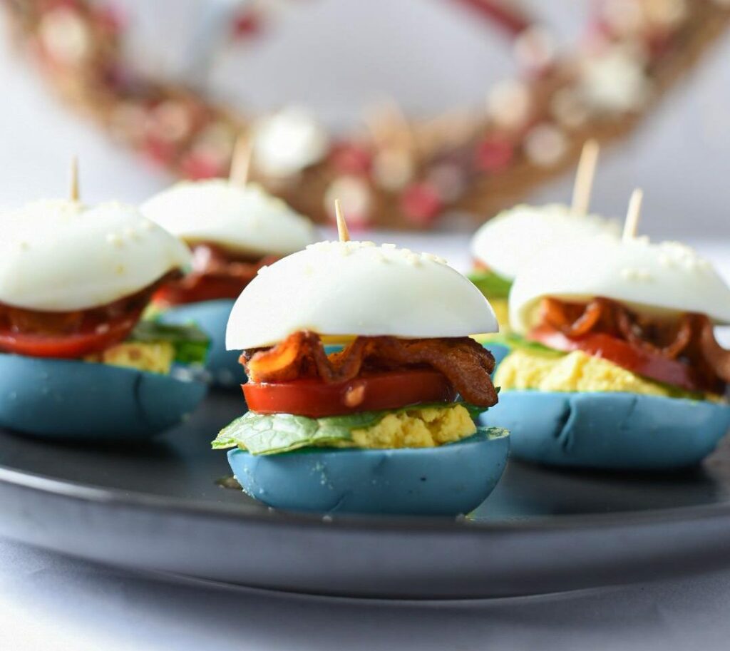 4th of July Egg Bite Appetizer