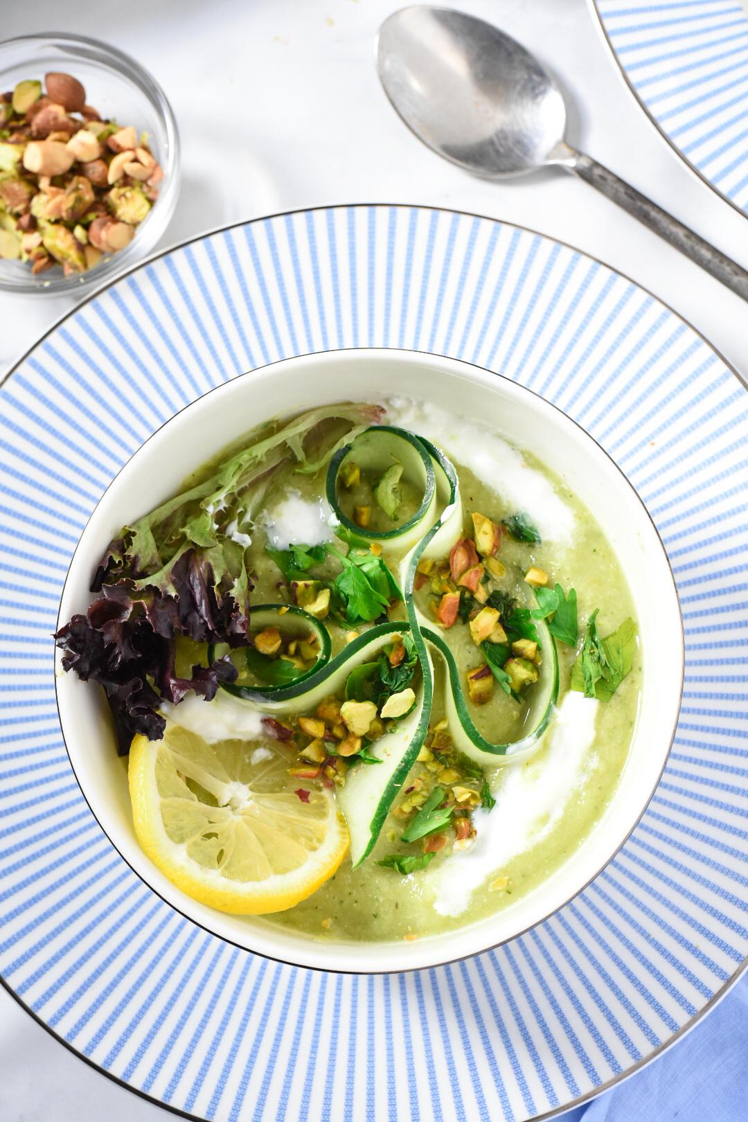 avocado and cucumber gazpacho