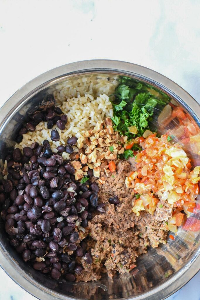 vegan black bean burger