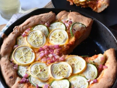 deep dish pizza