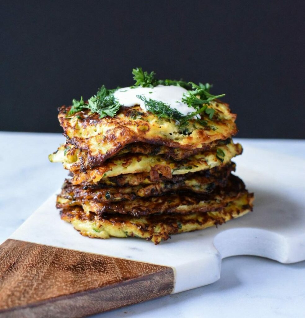 zucchini pancakes recipe