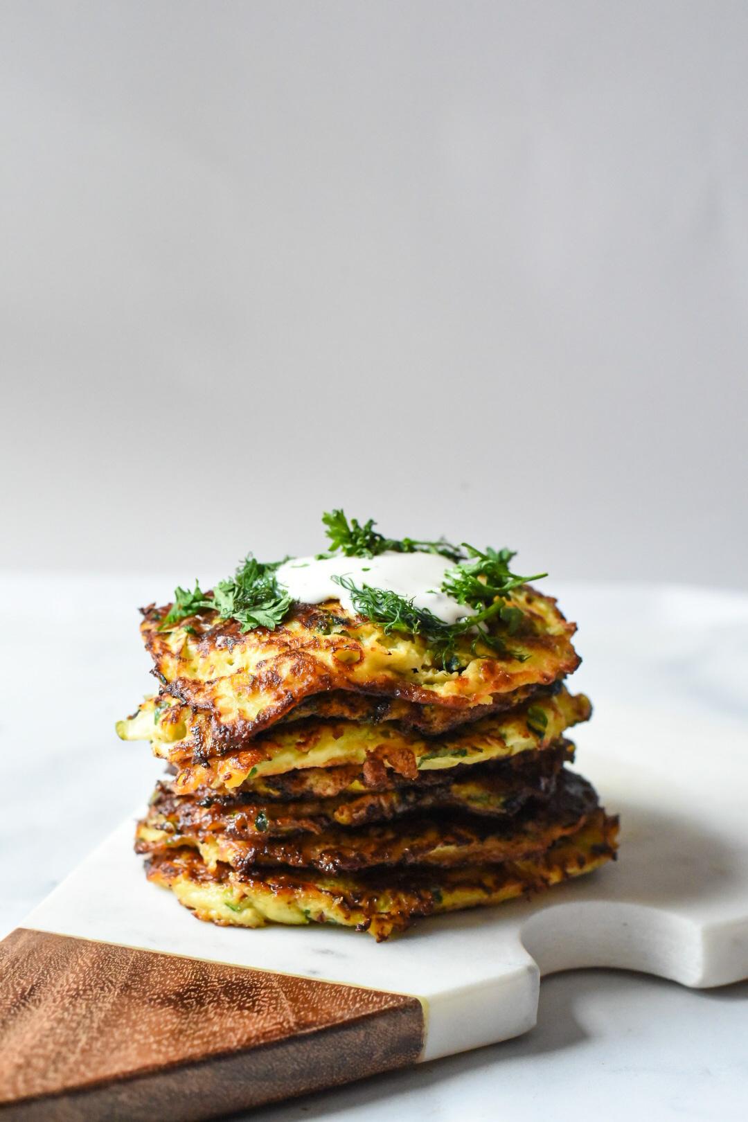zucchini pancakes ina Garten