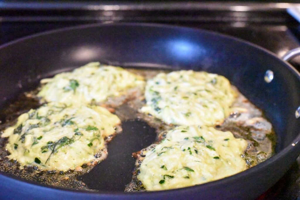 easy zucchini pancakes
