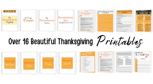 Free Friendsgiving Printables