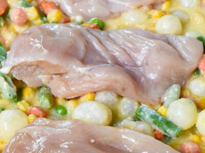 slow cooked creamy chicken soup