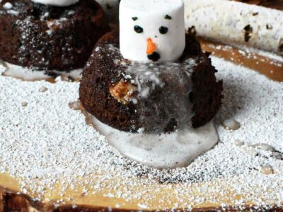Snowman christmas cakes
