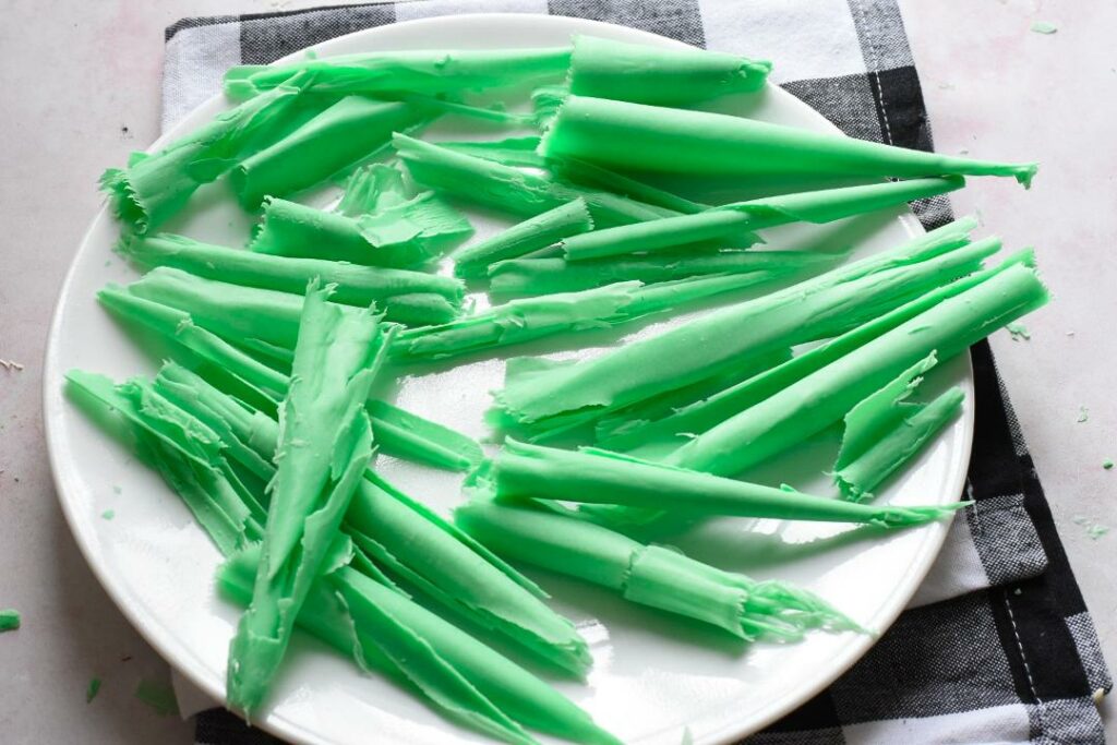 christmas chocolate curls