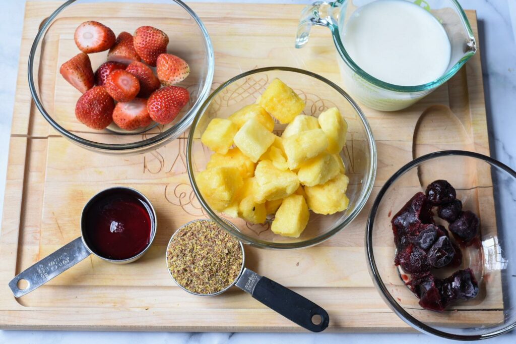pineapple cherry smoothie