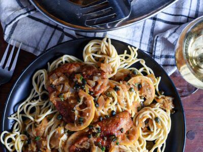 chicken piccata with pasta
