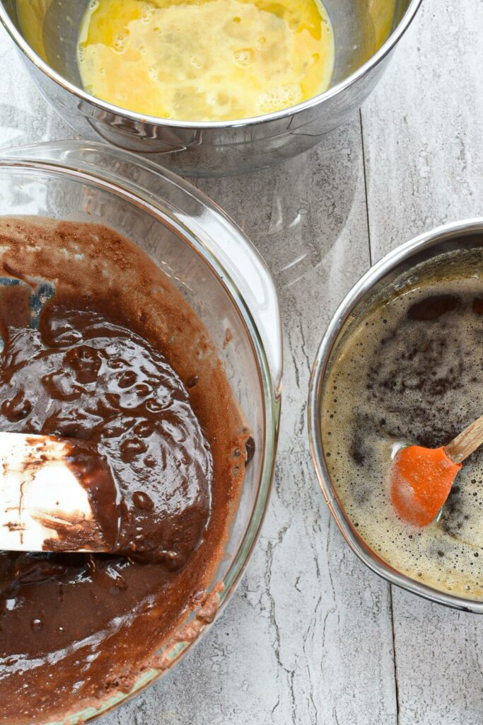 chocolate almond dessert