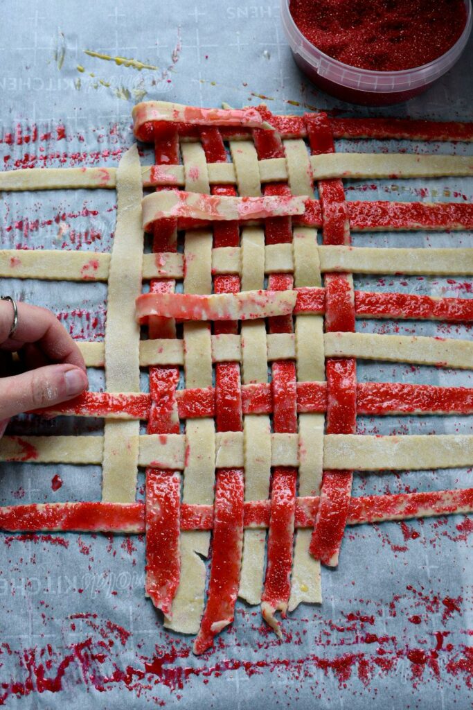 how to lattice a pie