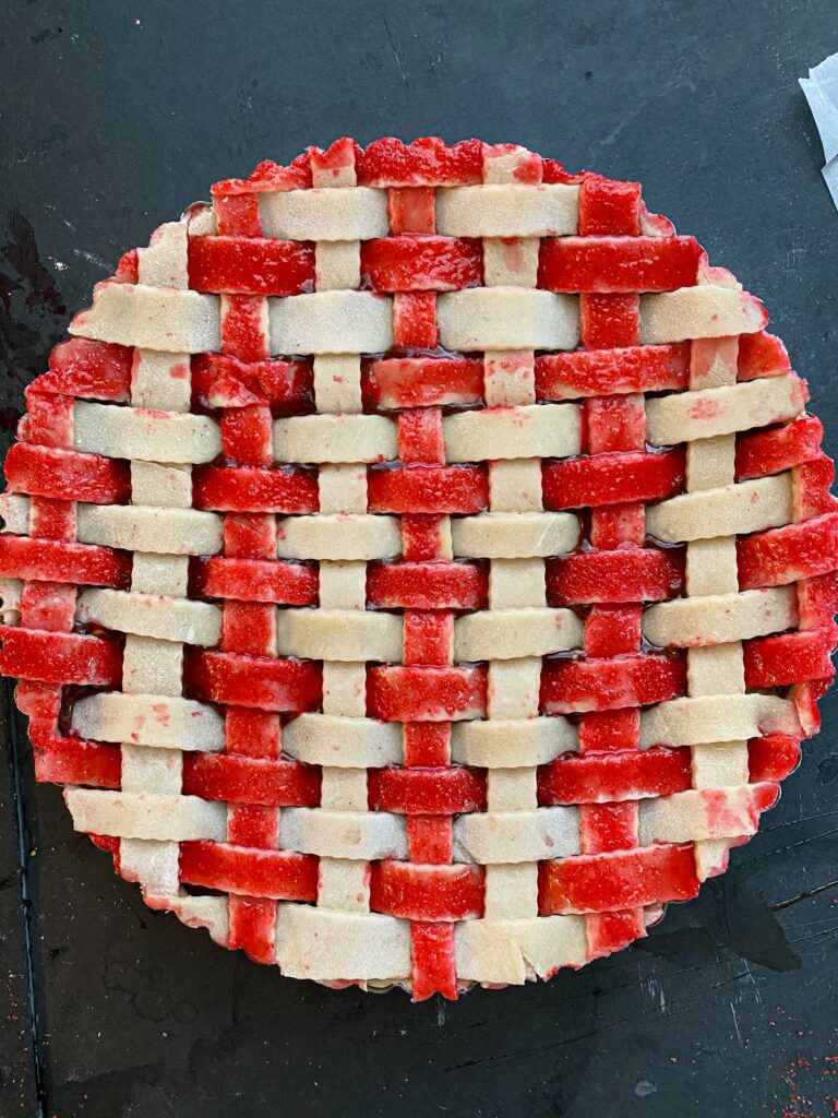 red desserts