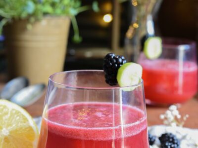 blackberry gin cocktail