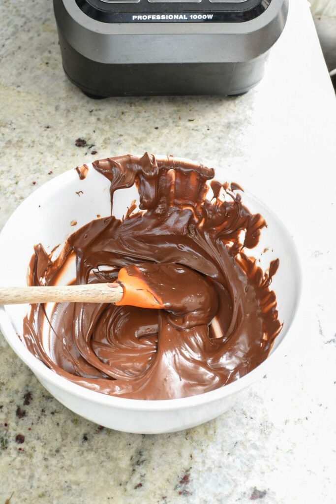 chocolate blueberry dessert