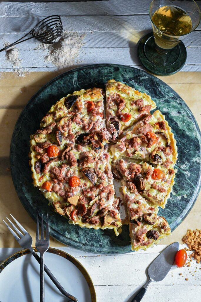 corned beef quiche