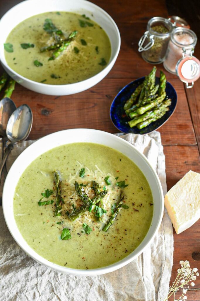 healthy asparagus soup