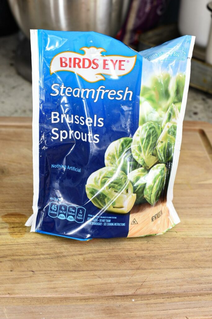 microwave brussels sprouts bag