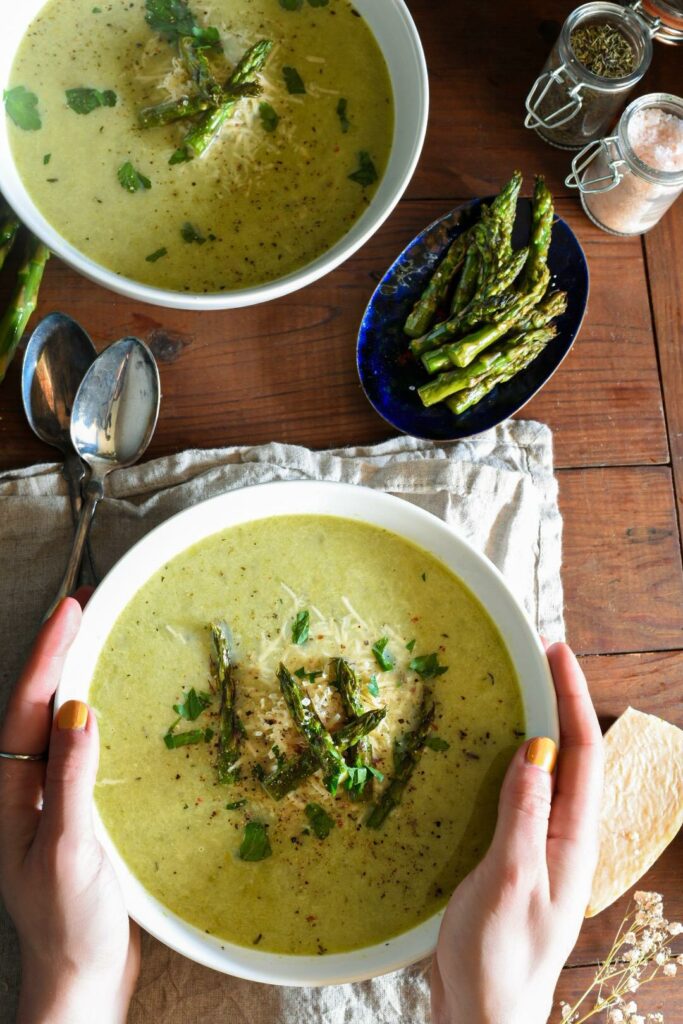 healthy asparagus soup