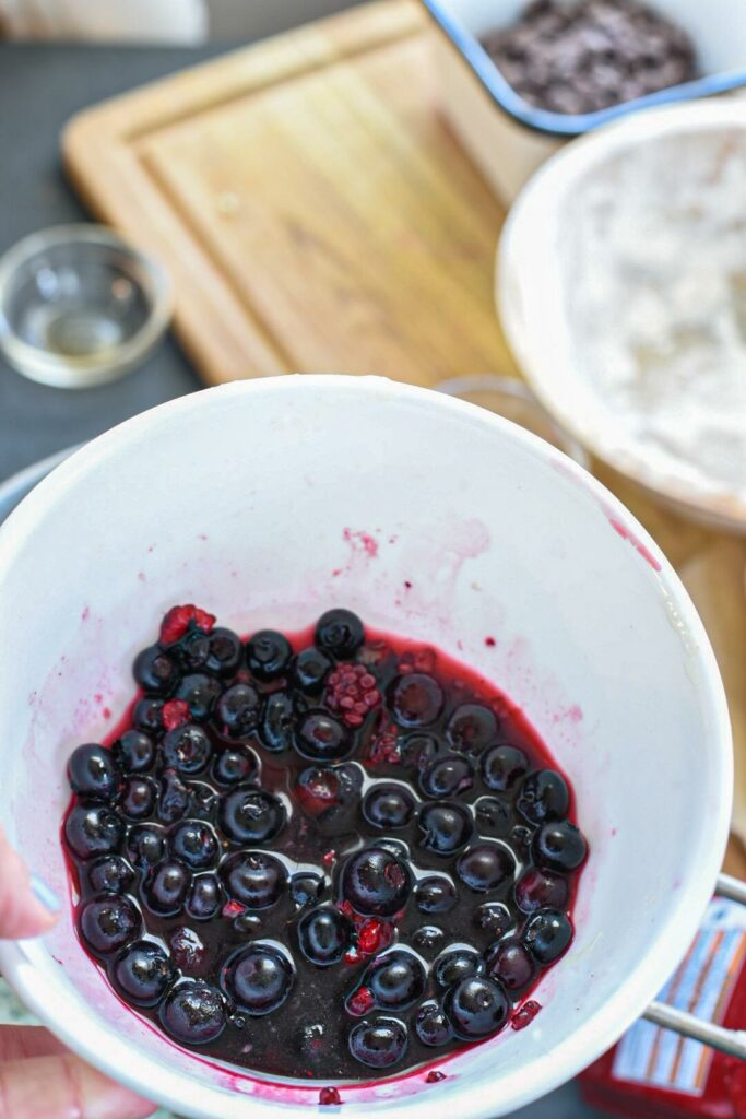 frozen blueberry dessert recipe