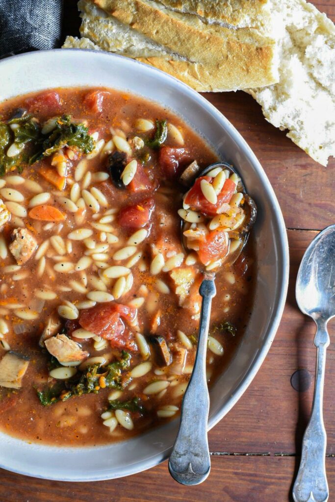 chicken orzo soup