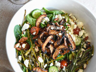 salad with asparagus