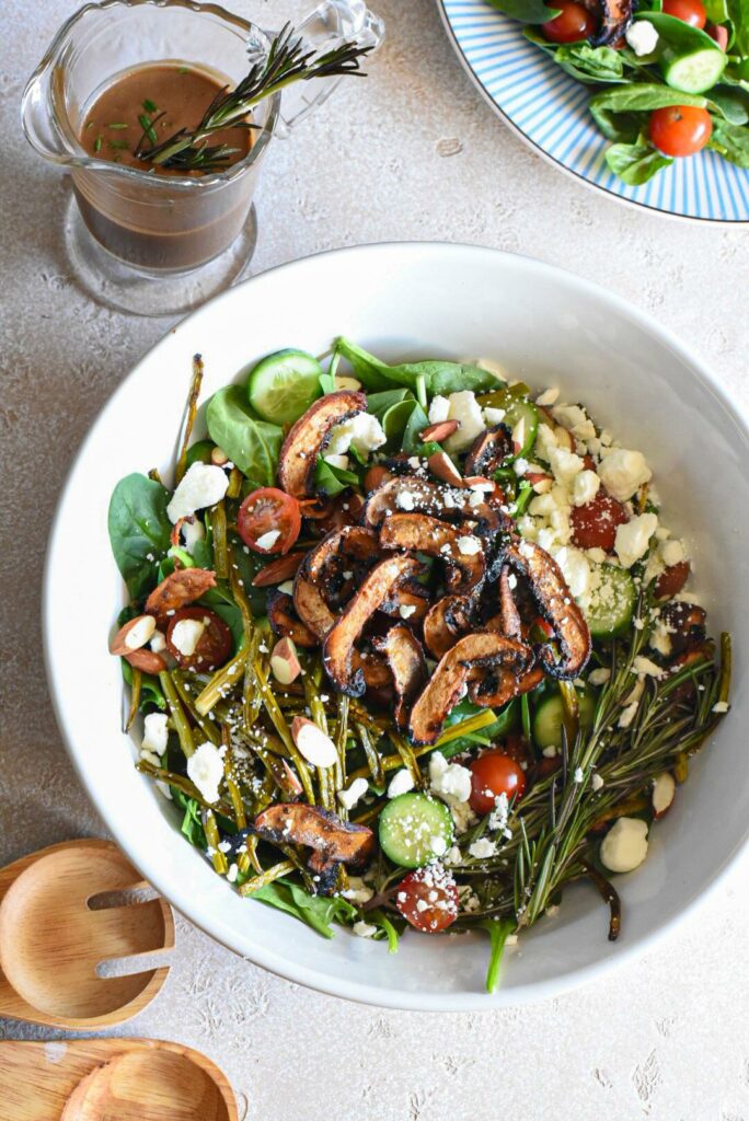 salad with asparagus