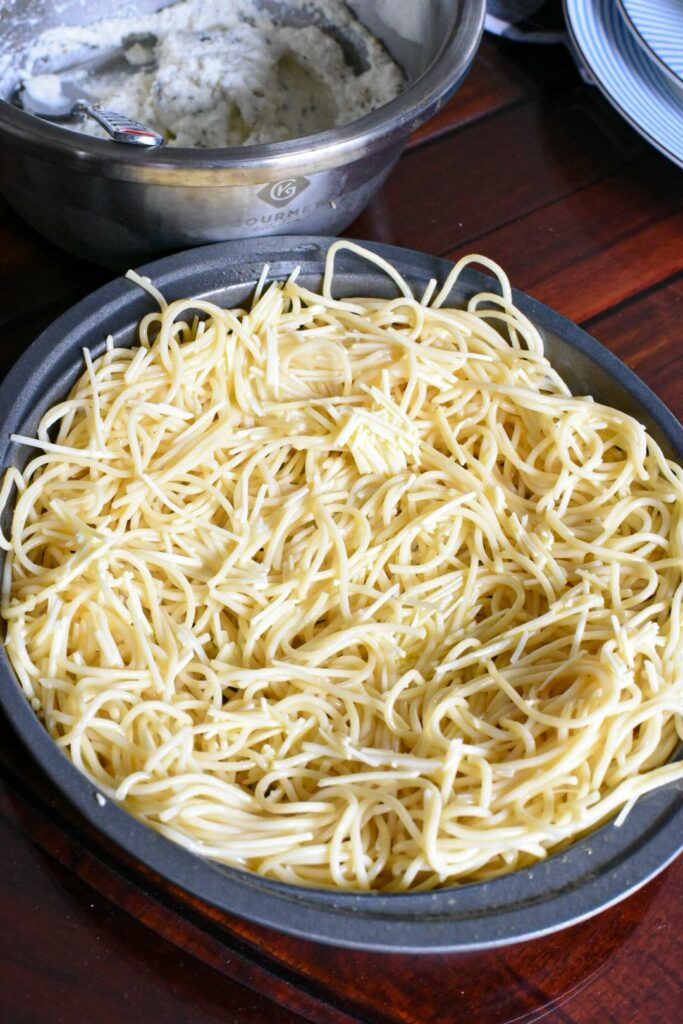 easy spaghetti pie