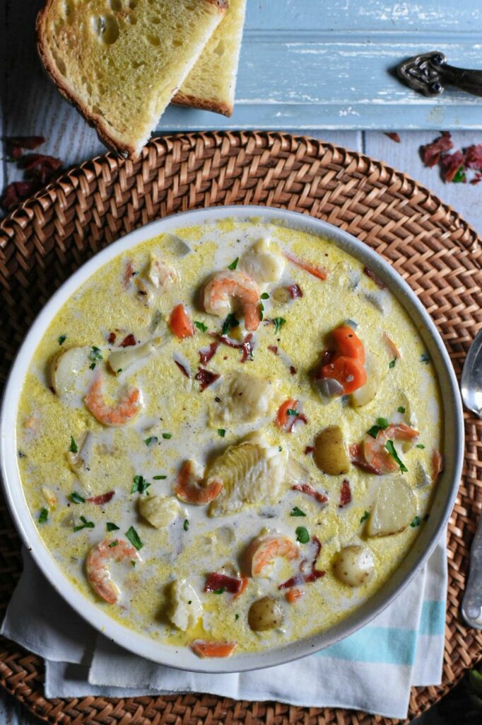 frozen seafood soup recipe