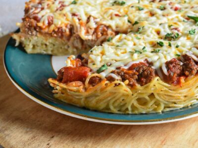 easy spaghetti pie