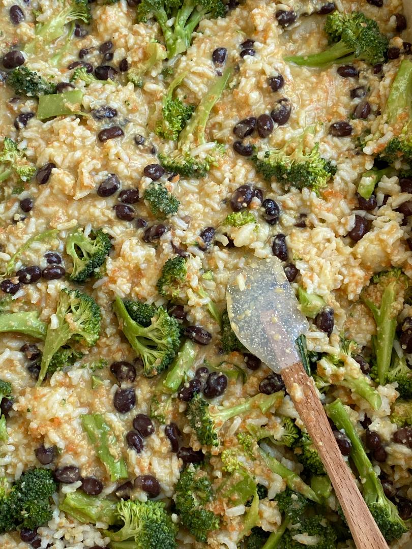 vegan rice casserole