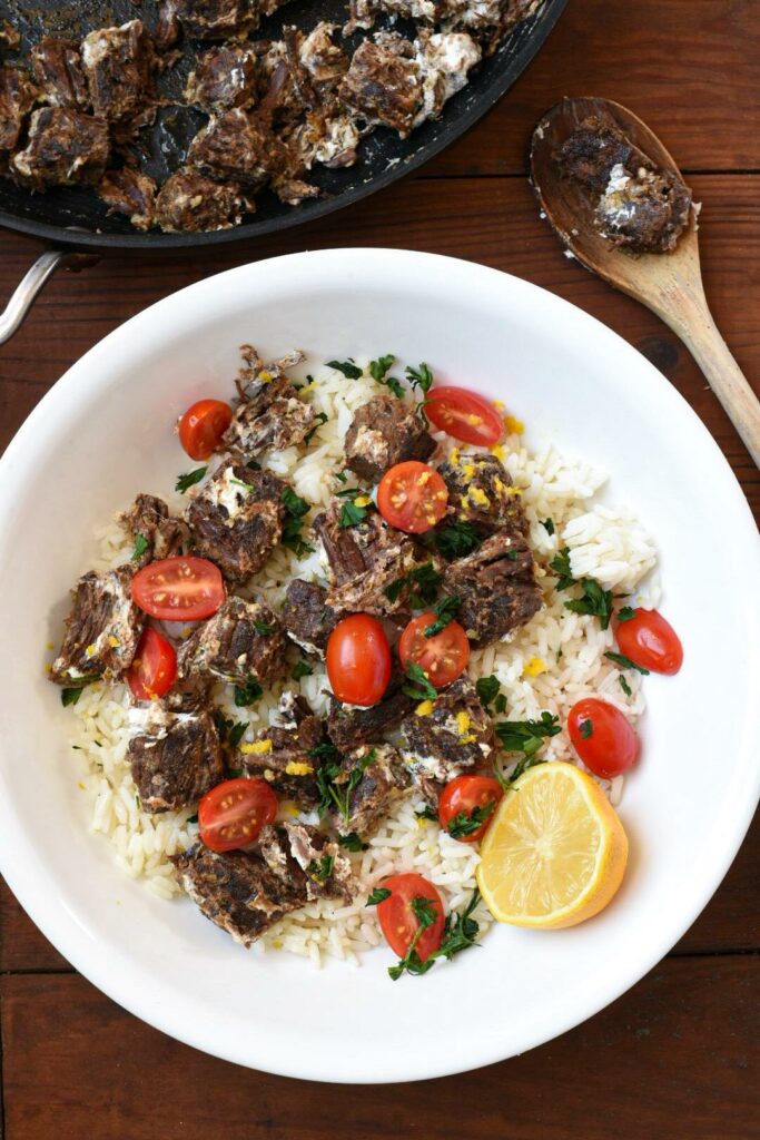 garlic butter steak bites