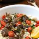 beef and goat cheese