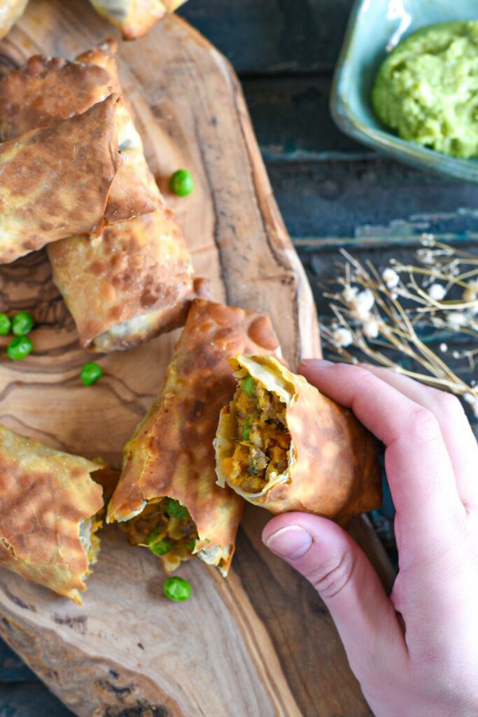 sweet potato samosas