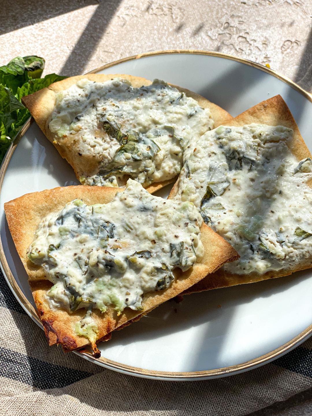 Feta Baked Pita Chips Recipe - Recipe Hippie