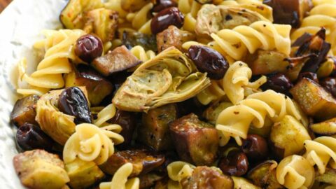 7 Ingredient Eggplant Pasta - Recipe Hippie